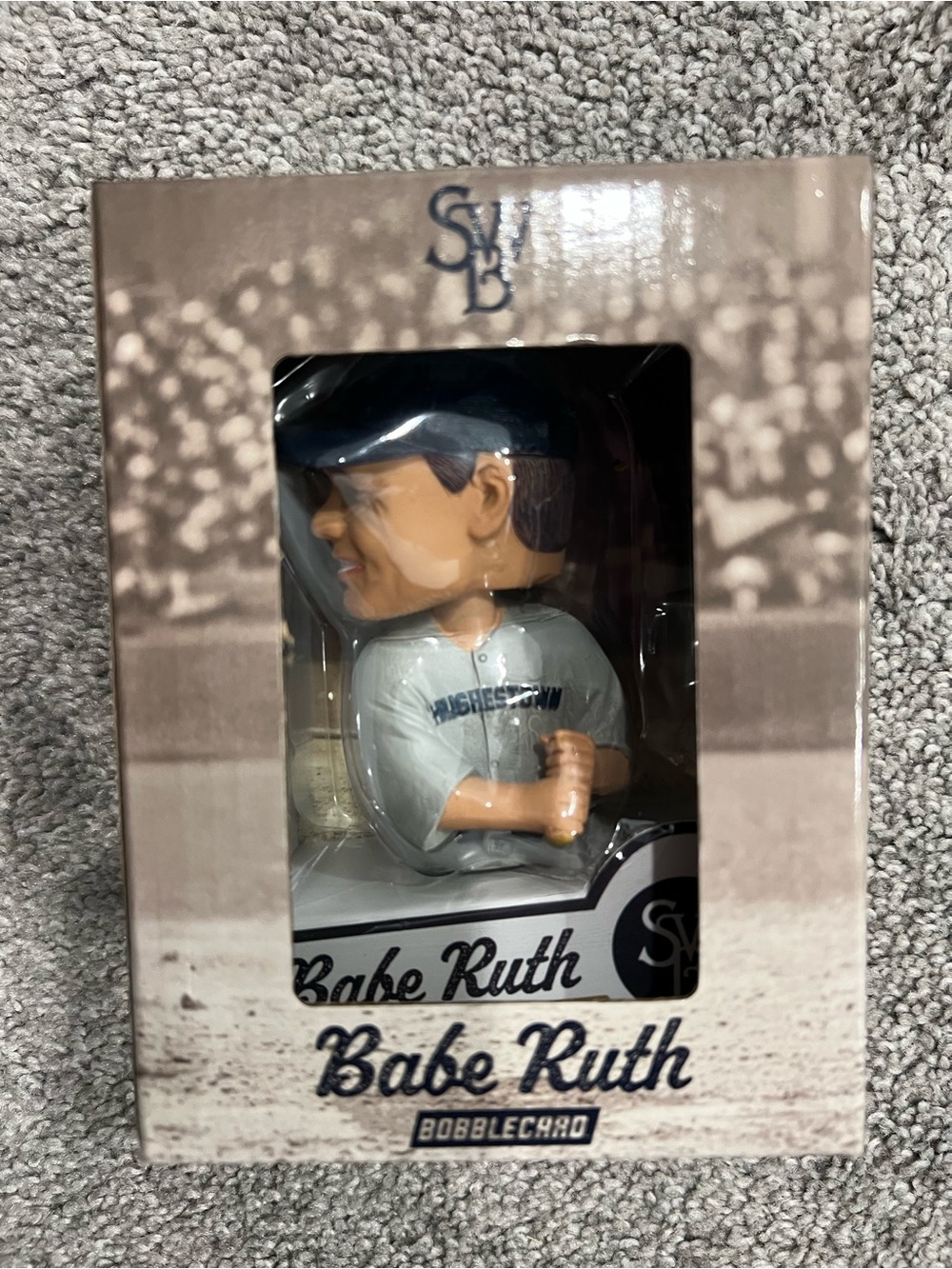 Licensed Collector’s Bobblehead in White and Navy